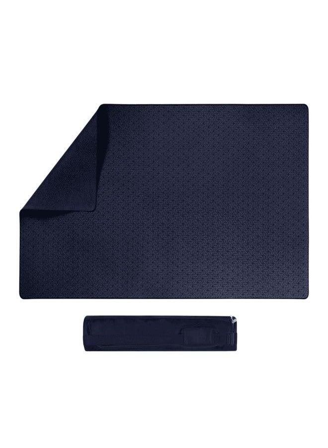 Feltectors TCG Game Mat for MTG Table Top Board Game Playmat for Card Gaming RPG, Dice Games, Water Resistant with Carry Storage Case 24 x 48 Inches, Blue - Image 1